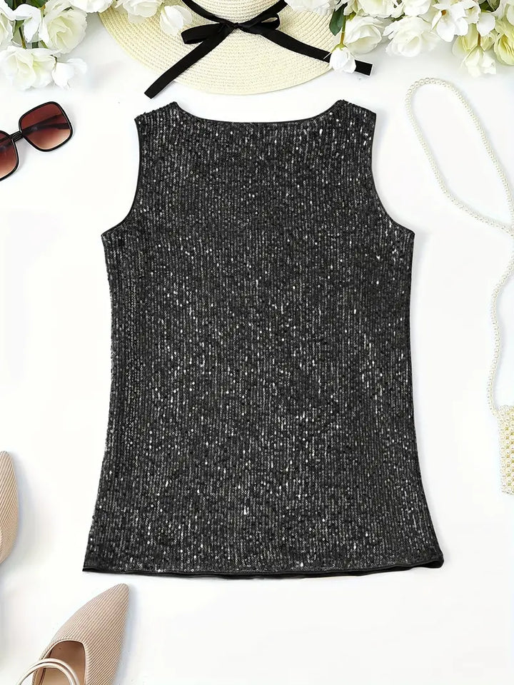 Levoire | Haut De Maillot Sans Manches Avec Des Paillettes