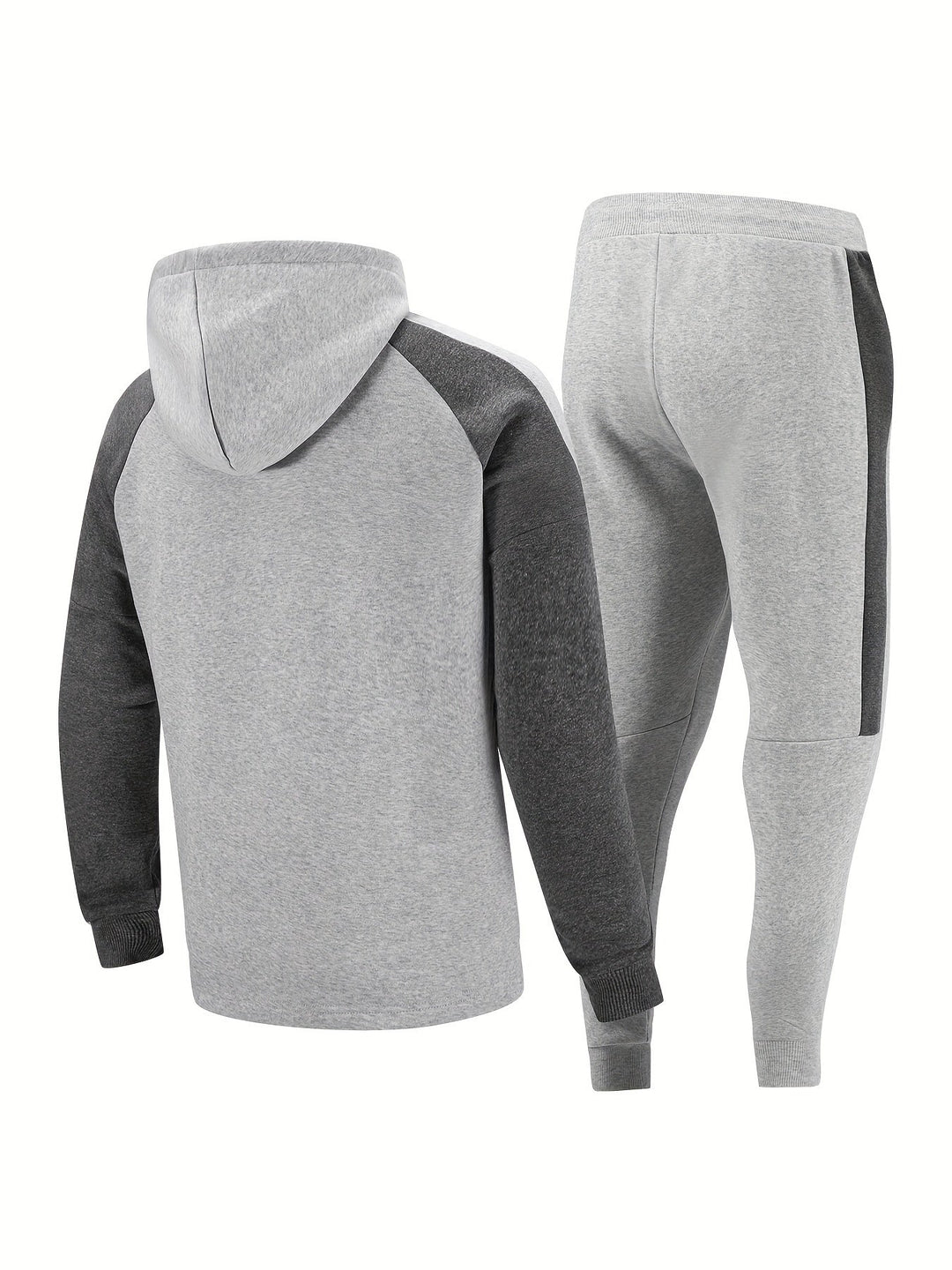 Levoire | Sweat À Capuche À Manches Longues Avec Fermeture Éclair, Ensemble De Sport Avec Pantalon Assorti