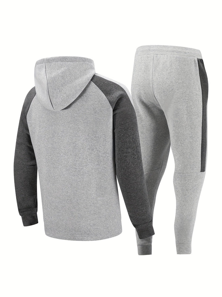 Levoire | Sweat À Capuche À Manches Longues Avec Fermeture Éclair, Ensemble De Sport Avec Pantalon Assorti