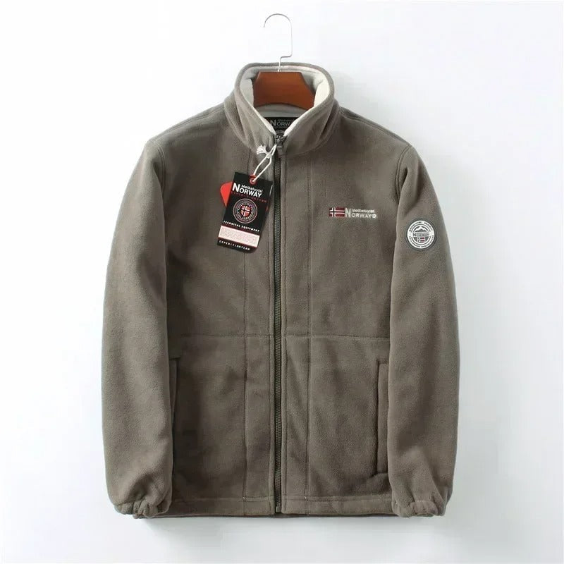 Levoire | Veste en polaire à deux couches Khaki