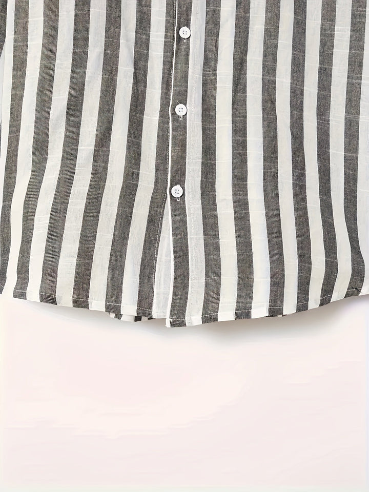 Levoire | Chemise À Manches Longues Rayée Pour Homme