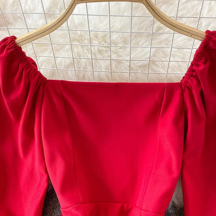 Levoire | Robe longue avec décolleté carré