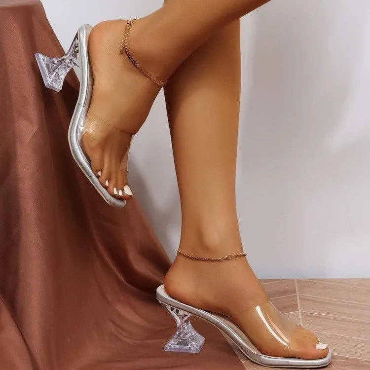 Levoire | Chaussures à talons hauts avec sangle transparente