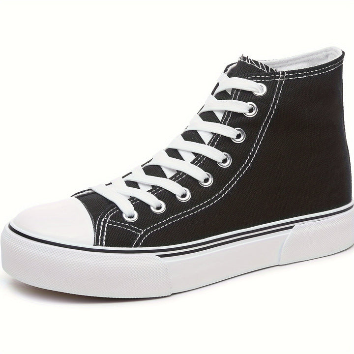 Levoire | Chaussures En Toile Confortables Avec Semelle En Caoutchouc Noir