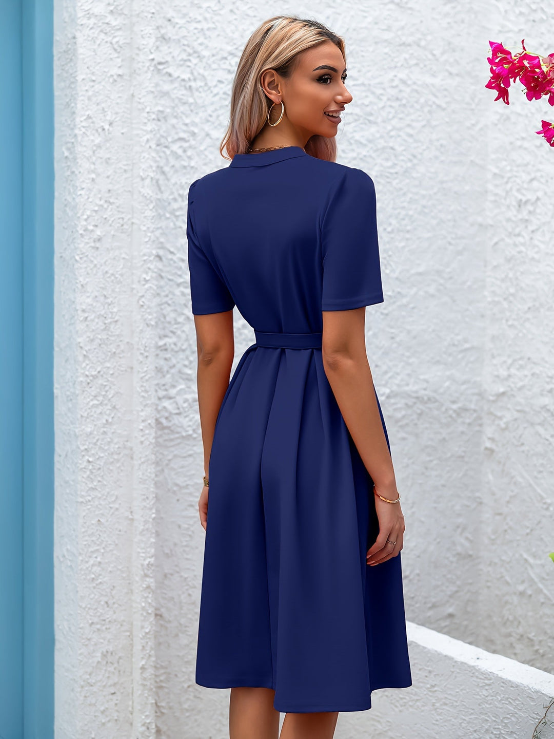 Levoire | Robe Unie Cintrée À La Taille