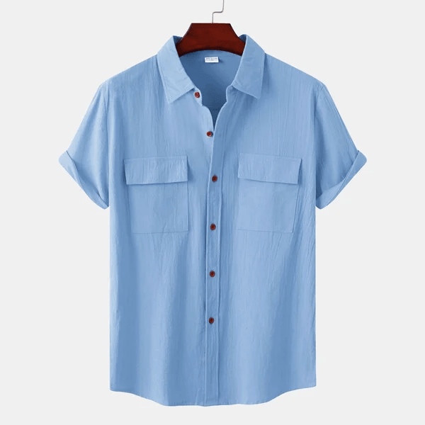 Levoire | Chemise À Manches Courtes Hellturquoise