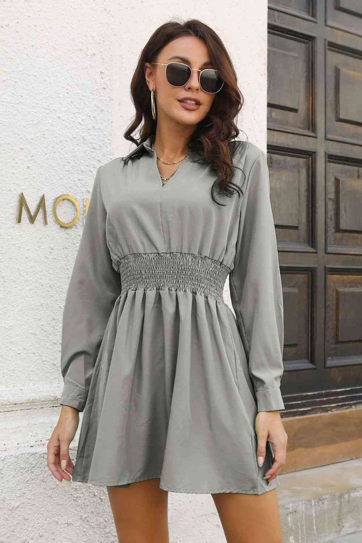 Levoire | Mini robe avec col Gris clair