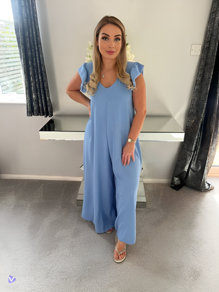 Levoire | Combinaison Jambes Larges Bleu clair