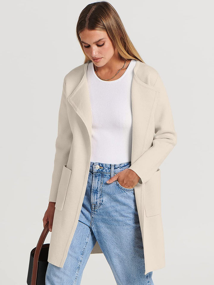 Levoire | Nouveau manteau de mode à revers Beige