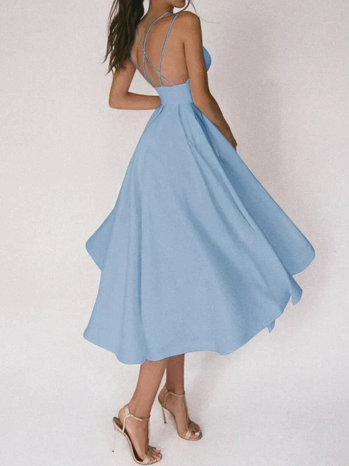 Levoire | Robe à lanières élégante pour femme Bleu