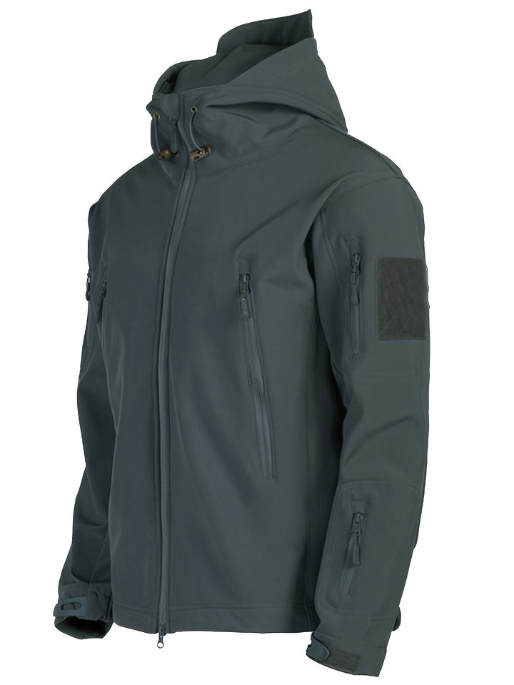 Levoire | Veste Pour Hommes Avec Capuche Et Poches Zippées gris