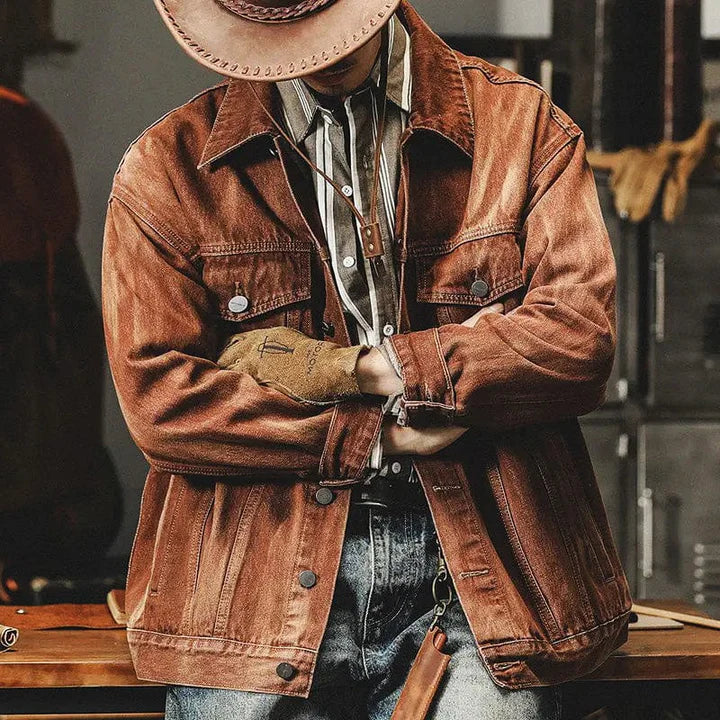 Levoire | Veste En Denim Vinalbum À Manches Longues 3XL