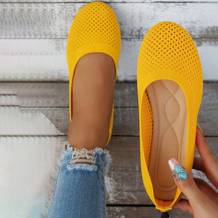 Levoire | Baskets Basses Confortables Pour Femmes Jaune