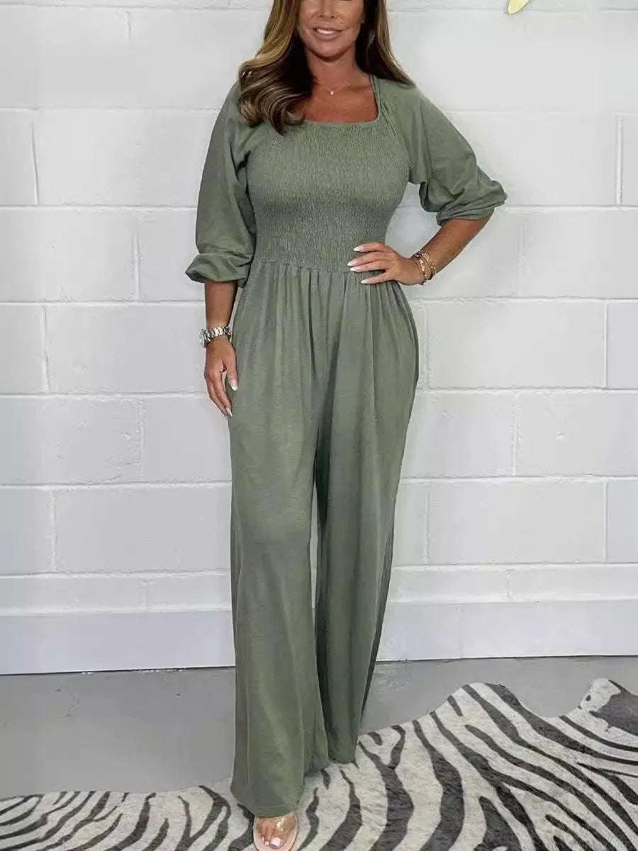 Levoire | Robe confortable et extensible pour femmes Armeeni vert