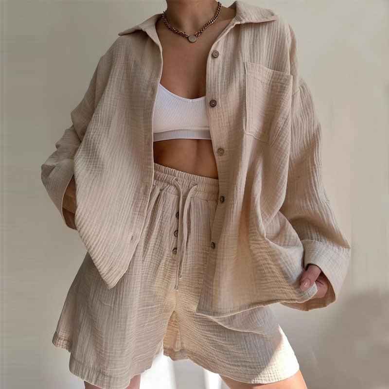 Levoire | Mode Et Confortable Ensemble Deux-Pièces Khaki