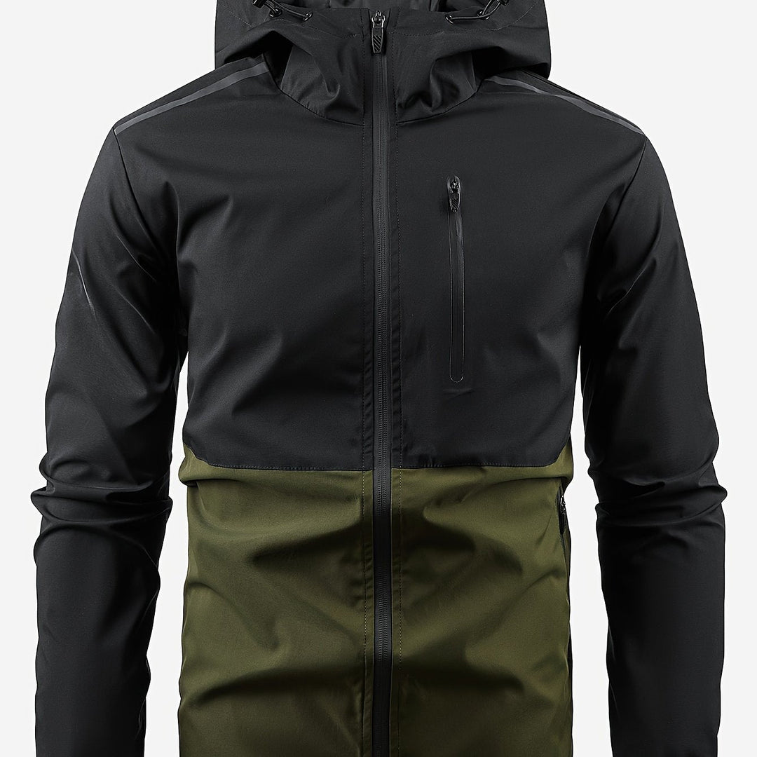 Levoire | Veste À Capuchon Légère Pour Hommes Olive vert 1