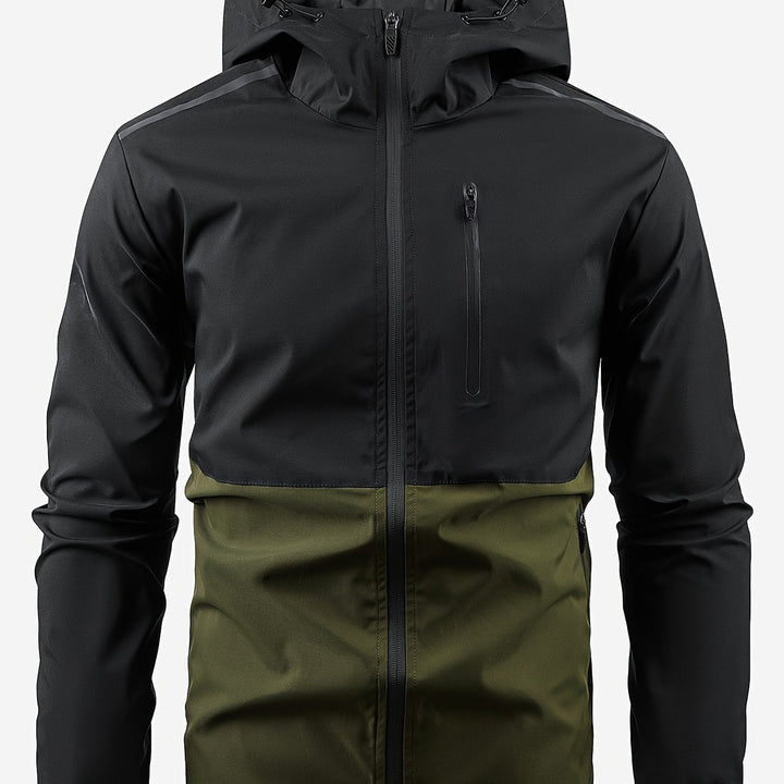 Levoire | Veste À Capuchon Légère Pour Hommes Olive vert 1