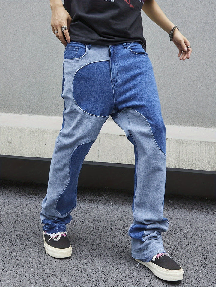Levoire | Rennon Patches Denim Bootcut Jeans Homme