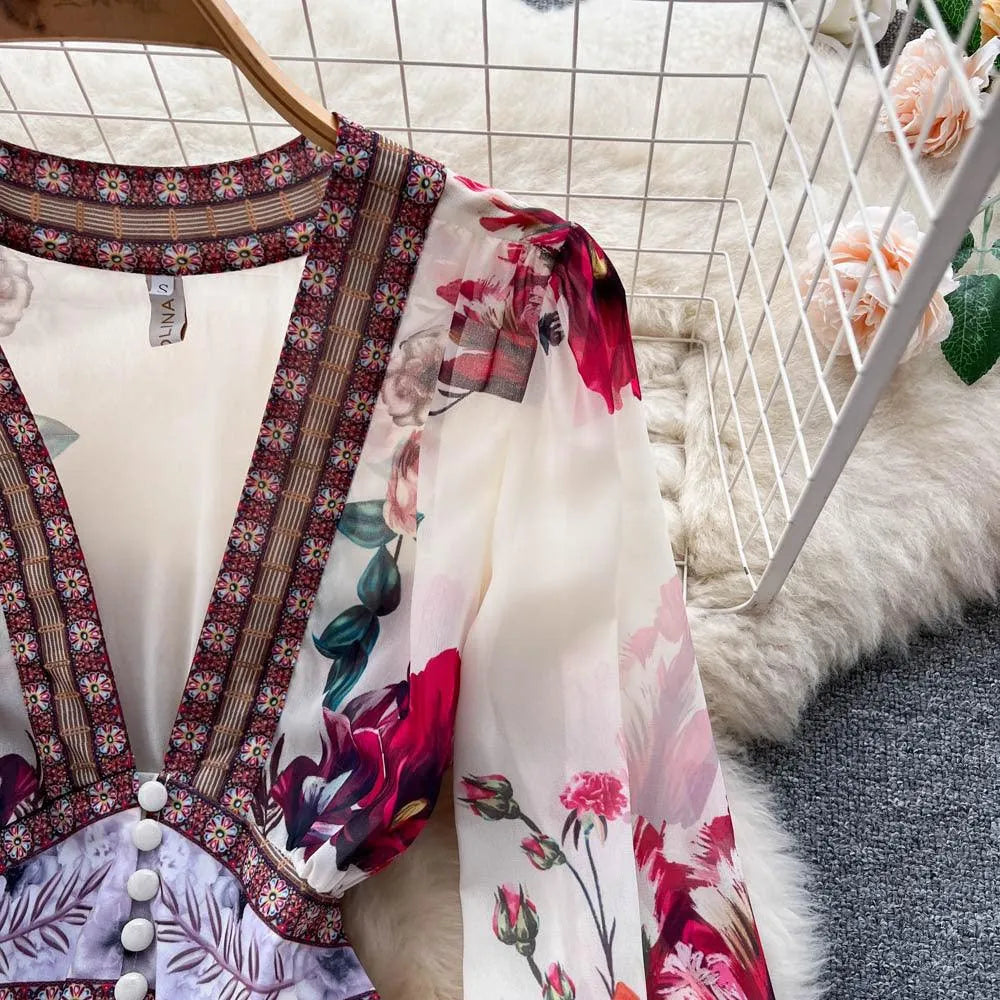 Levoire | Chiffon robe à ligne A