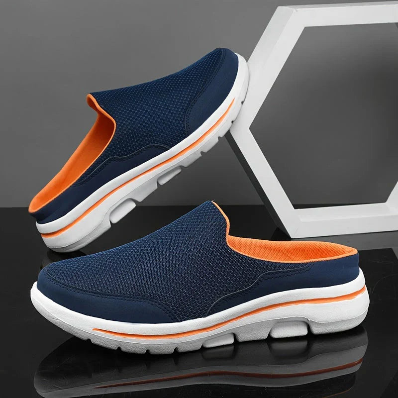 Levoire | Chaussons Pour Hommes En Matériau Respirant Bleu