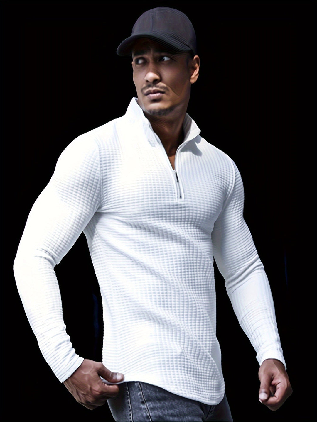 Levoire | Pull-Over Pour Homme À Demi-Zip Et Col Montant
