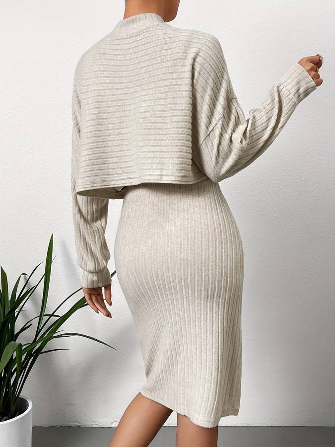 Levoire | Ensemble À Deux Pièces Avec Une Jupe Et Un Cardigan Ample