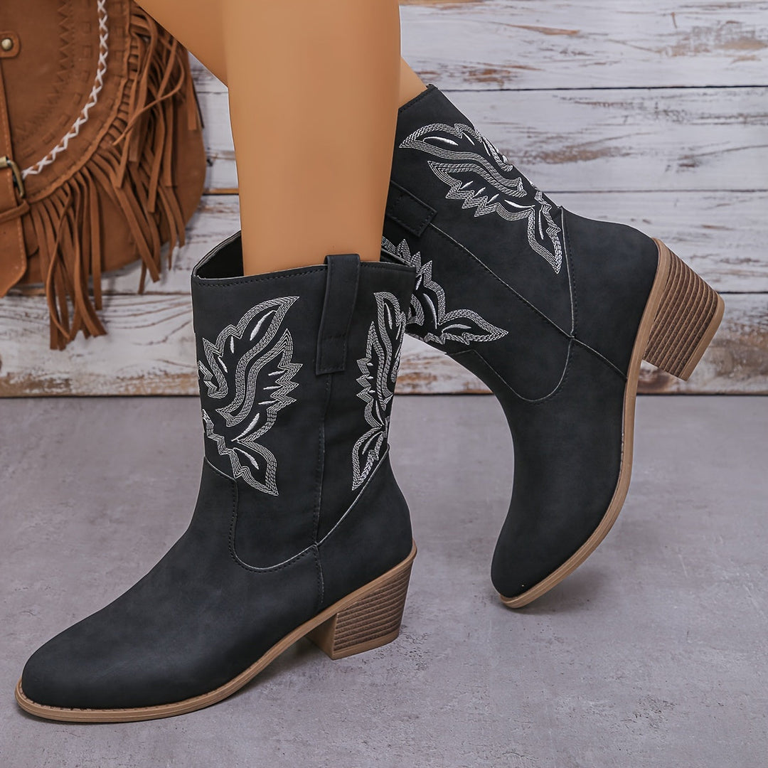 Levoire | Bottes De Cowboy Viininkorjuu Pour Femmes Noir