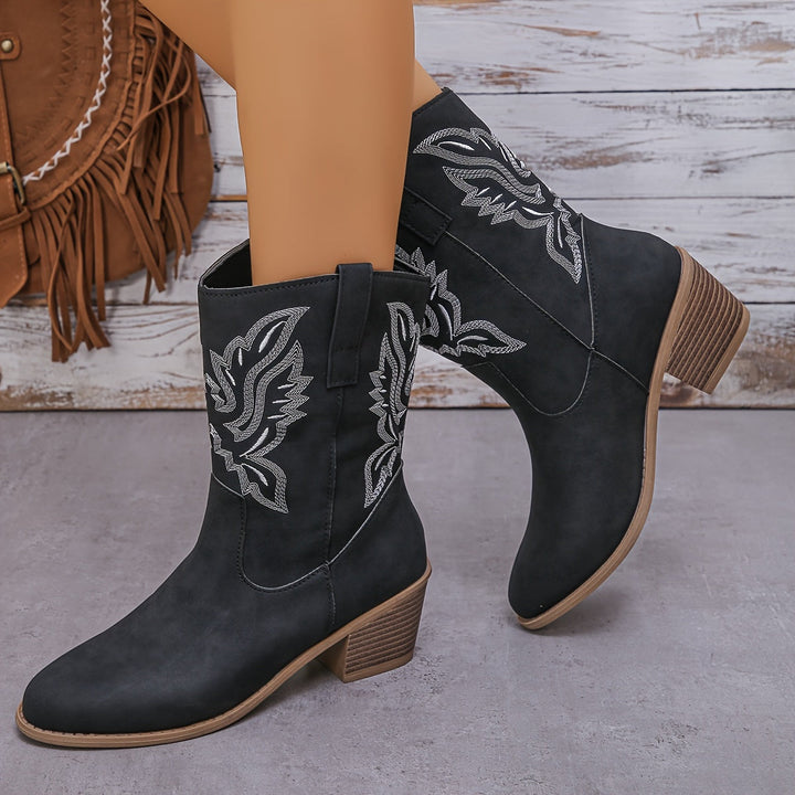 Levoire | Bottes De Cowboy Viininkorjuu Pour Femmes Noir