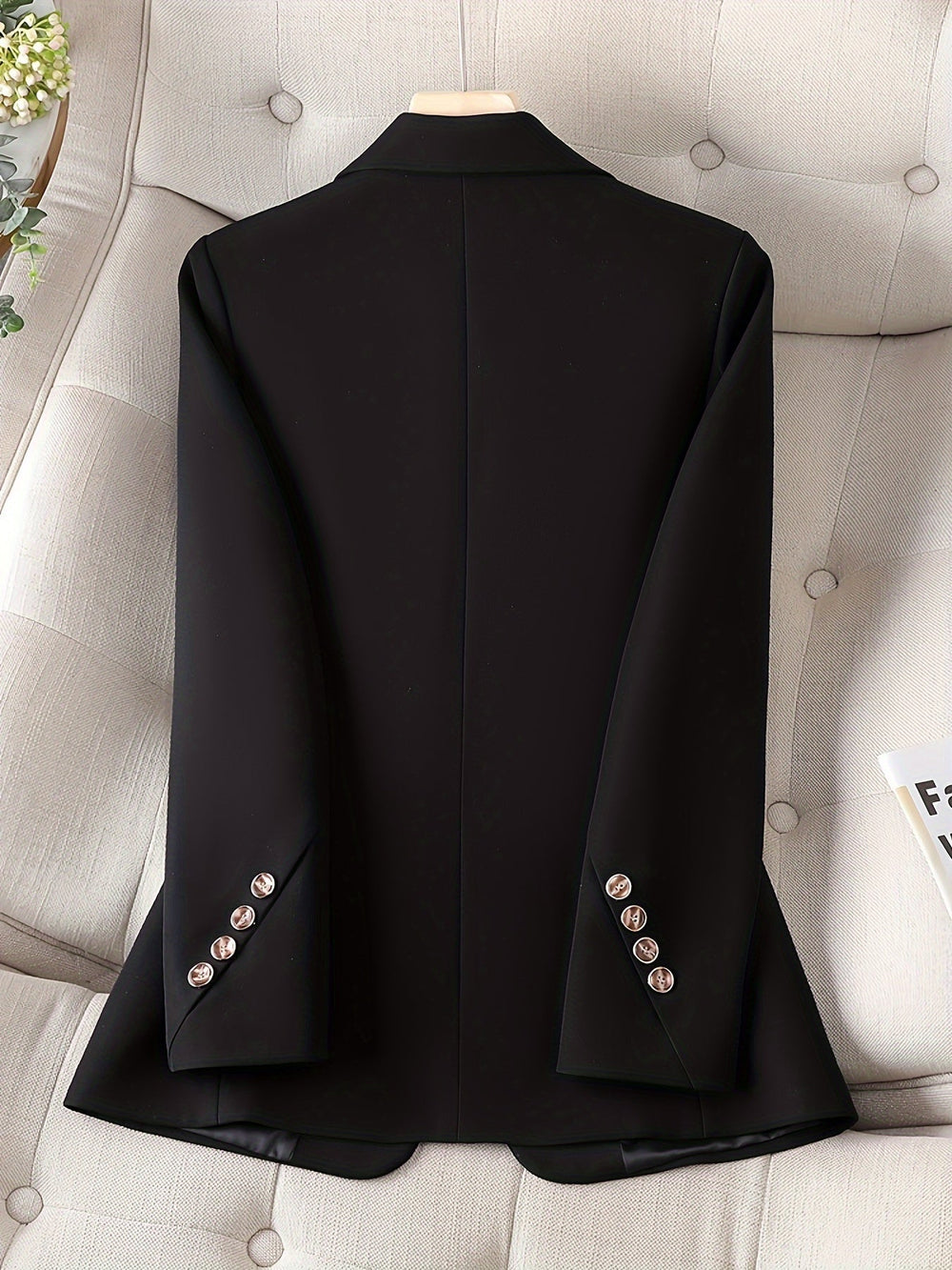 Levoire | Blazer Élégant Avec Col Et Bouton