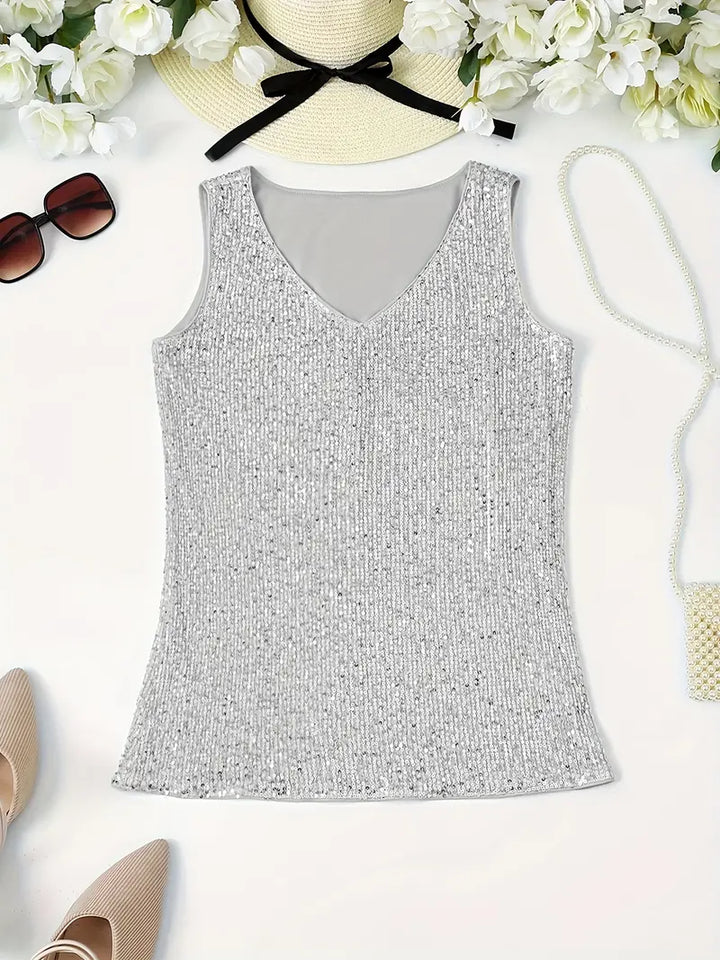 Levoire | Haut De Maillot Sans Manches Avec Des Paillettes