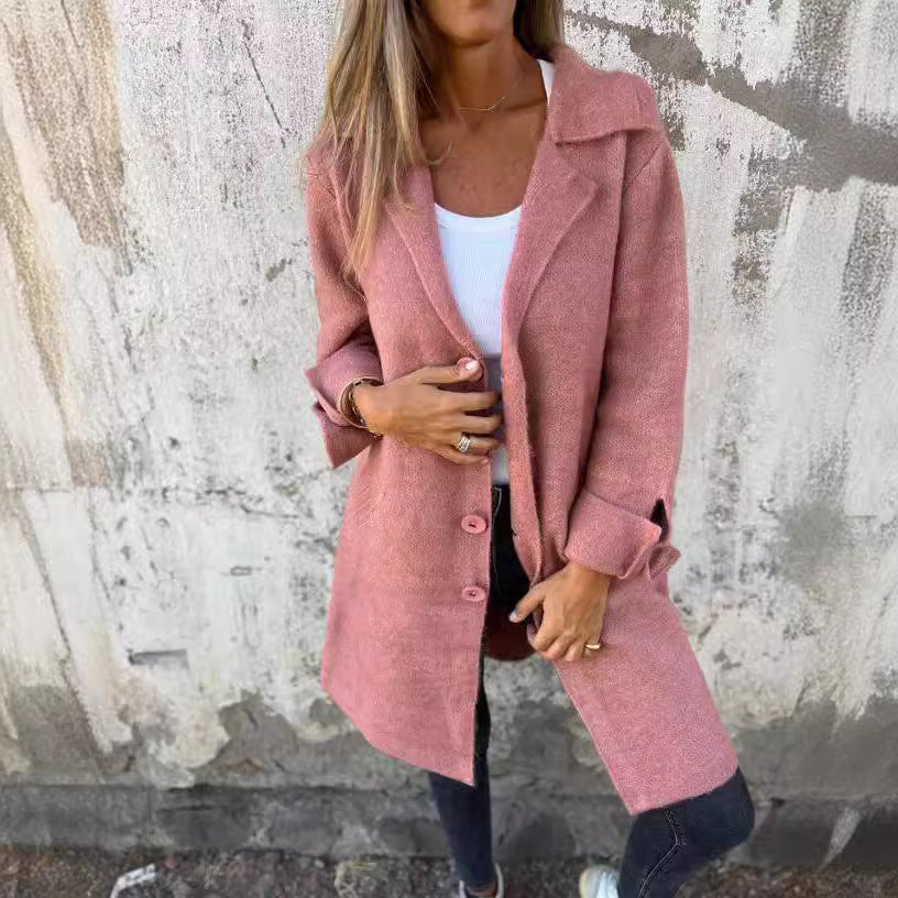 Levoire | Veste Mi-Longue Avec Dos Et Poches, Boutonnage Simple