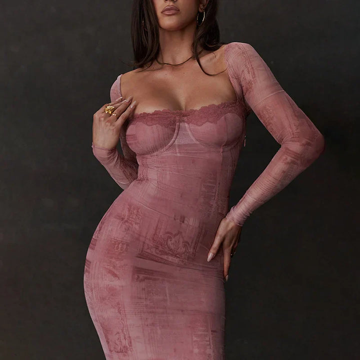 Levoire | Robe Élégante En Rose