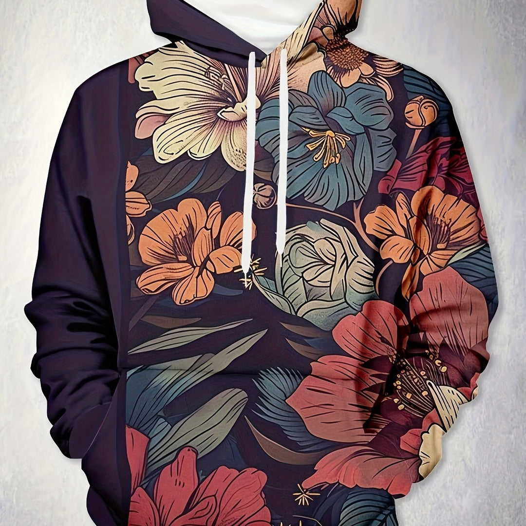 Levoire | Pull Homme En Laine Avec Motif Floral