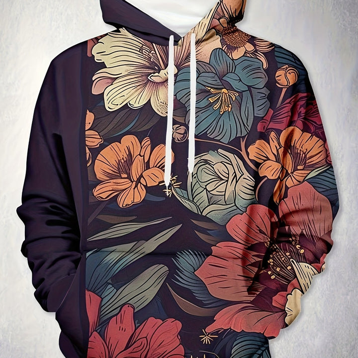 Levoire | Pull Homme En Laine Avec Motif Floral