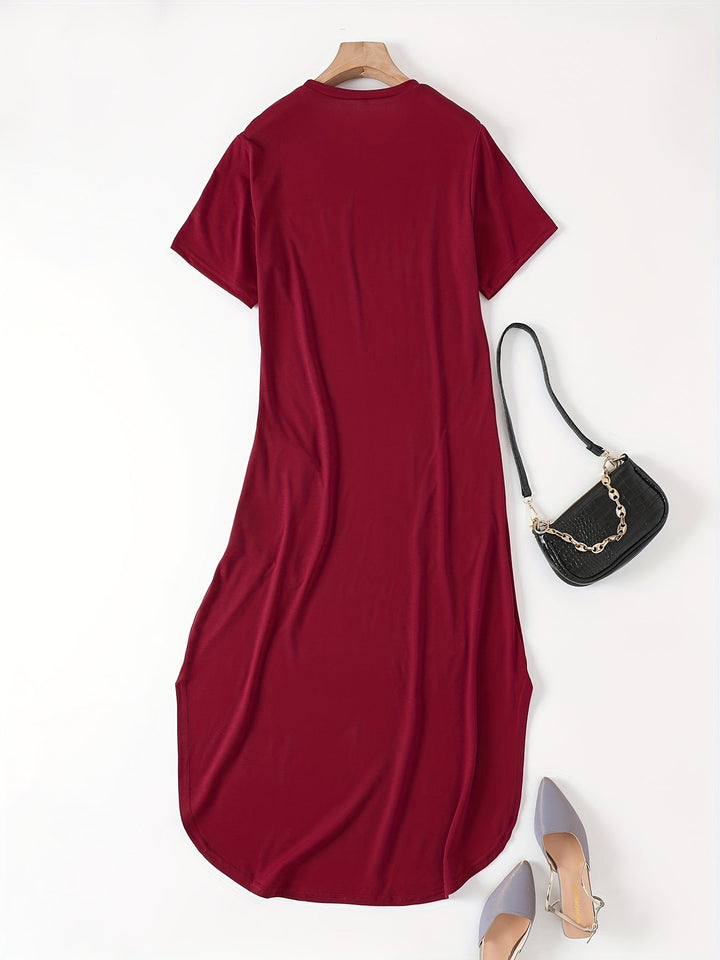 Levoire | Robe décontractée à encolure ronde pour femme
