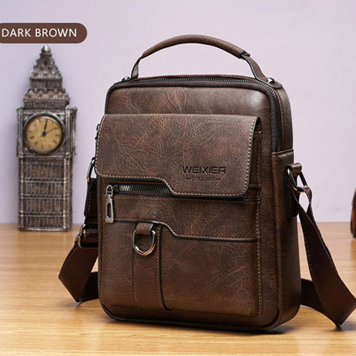 Levoire | Sac Crossbody En Cuir Marron foncé-1
