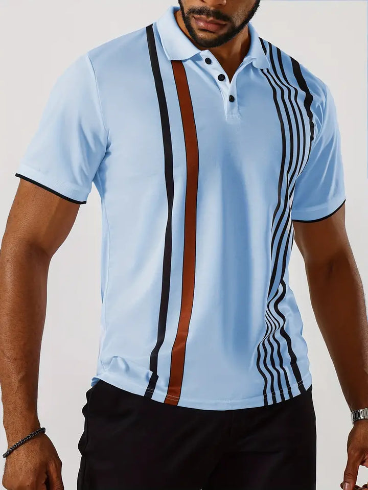 Levoire | T-Shirt Avec Motif De Rayures Rétro Verticales