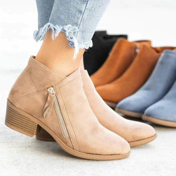 Levoire | Bottes À Talons Hauts Confortables Beige