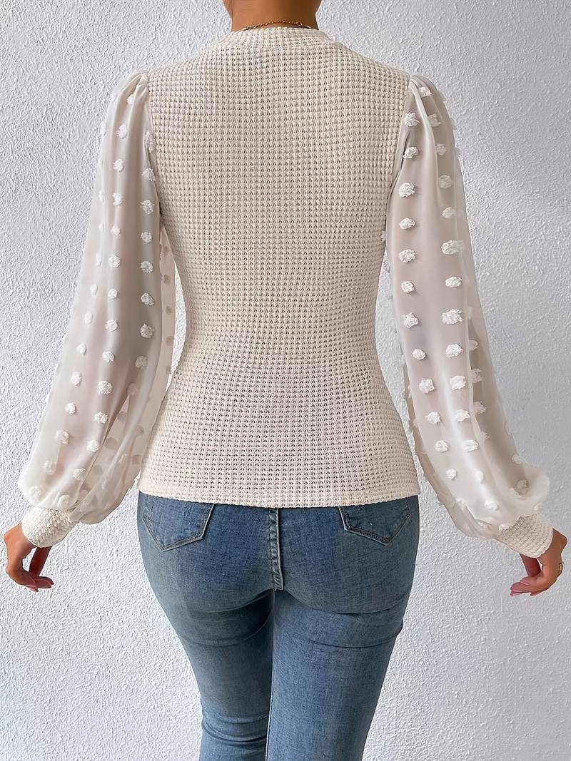 Levoire | Pull À Manches Bouffantes En Mesh