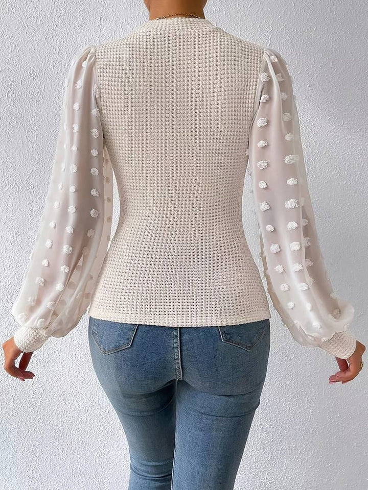 Levoire | Pull À Manches Bouffantes En Mesh