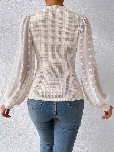 Levoire | Pull À Manches Bouffantes En Mesh