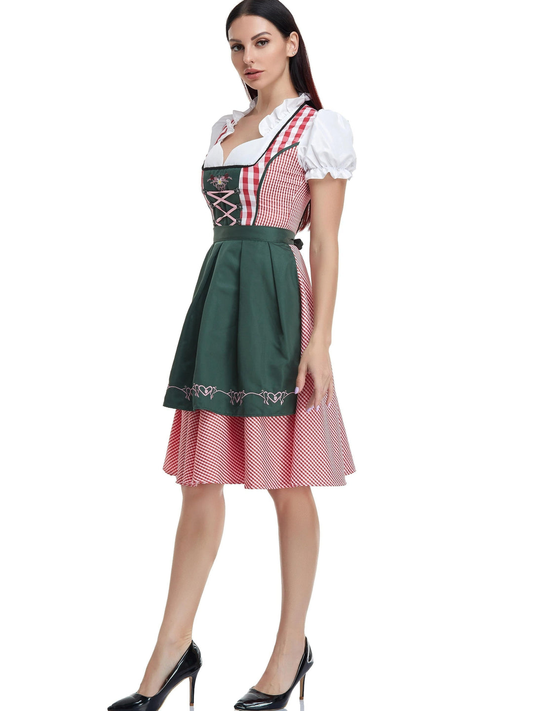 Levoire | Dirndl De La Fête D'Oktoberfest Baijerin Vert olive