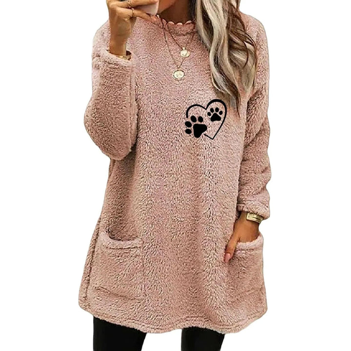 Levoire | Pull over en coton pour femmes à manches longues