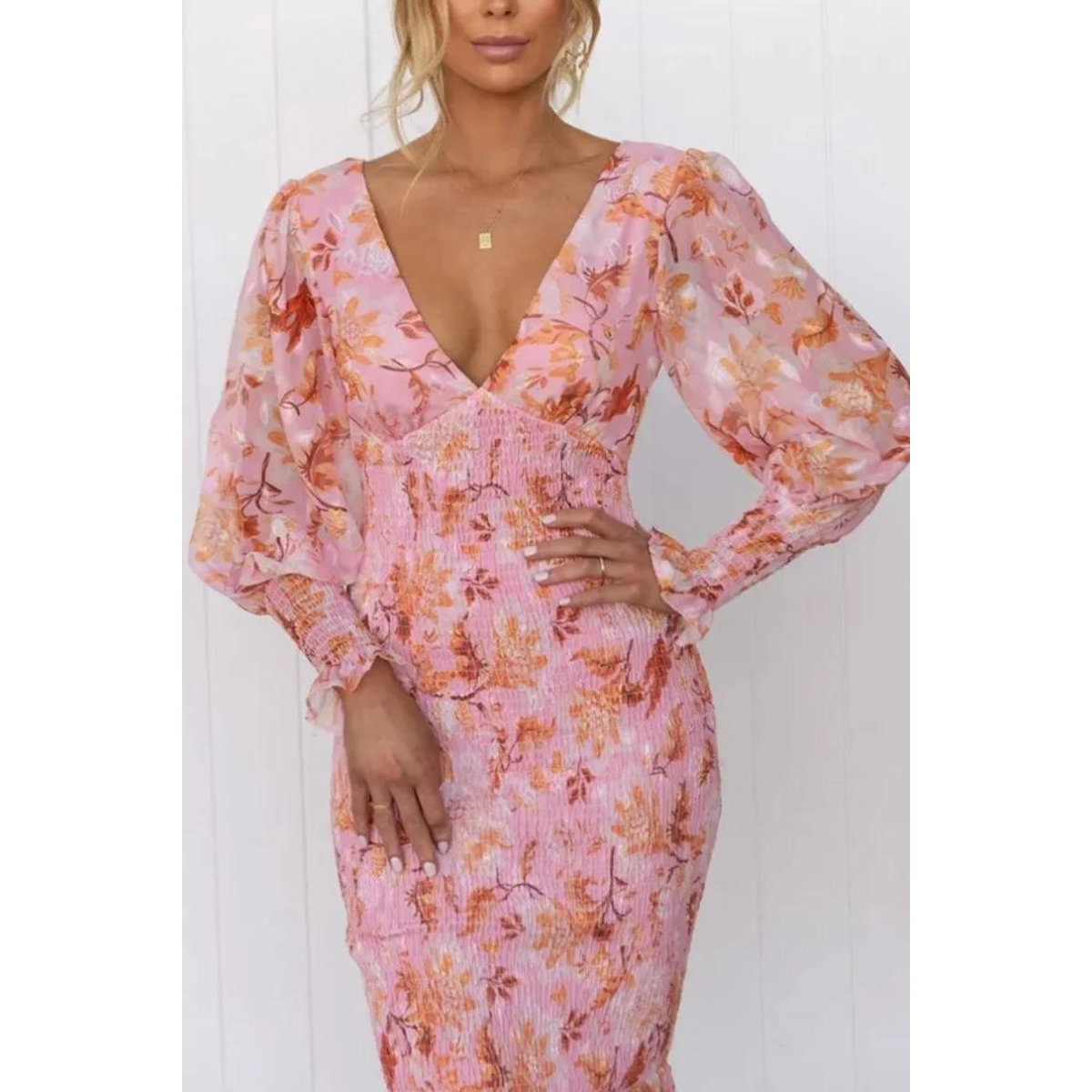Levoire | Robe Midi À Imprimé Floral