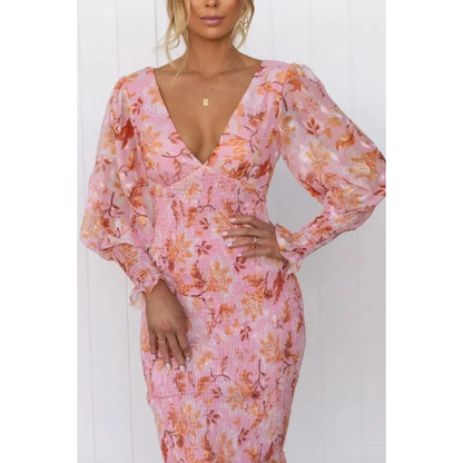 Levoire | Robe Midi À Imprimé Floral