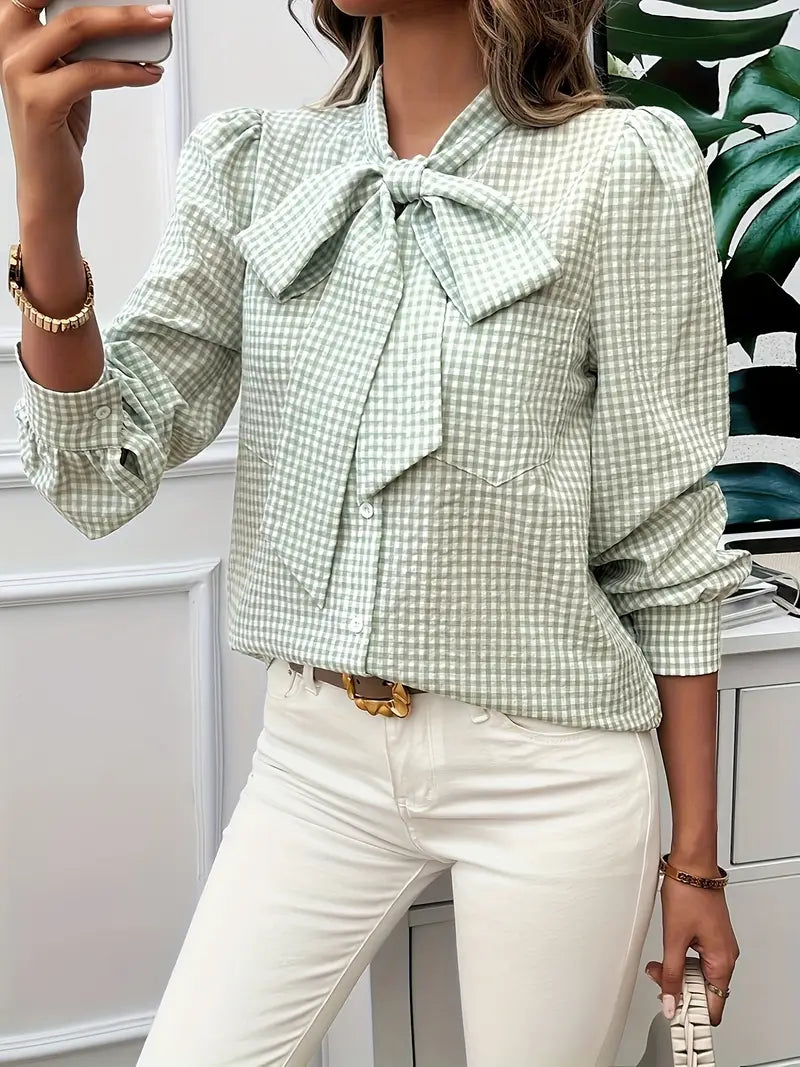 Levoire | Blouse En Coton Avec Nœud
