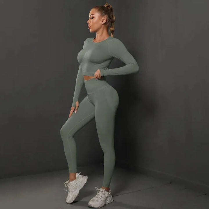 Levoire | Pantalons de yoga et haut parfaits Gris moyen
