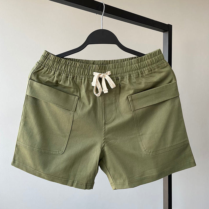 Levoire | Rento Court Été Élastique Taille Vert
