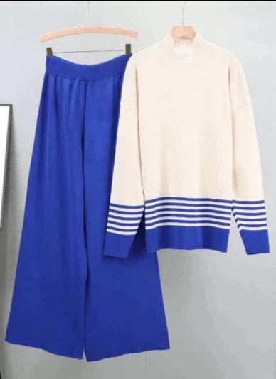 Levoire | Ensemble Tricot Élégant Stil Bleu