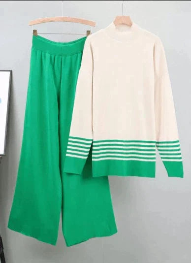 Levoire | Ensemble Tricot Élégant Stil Vert